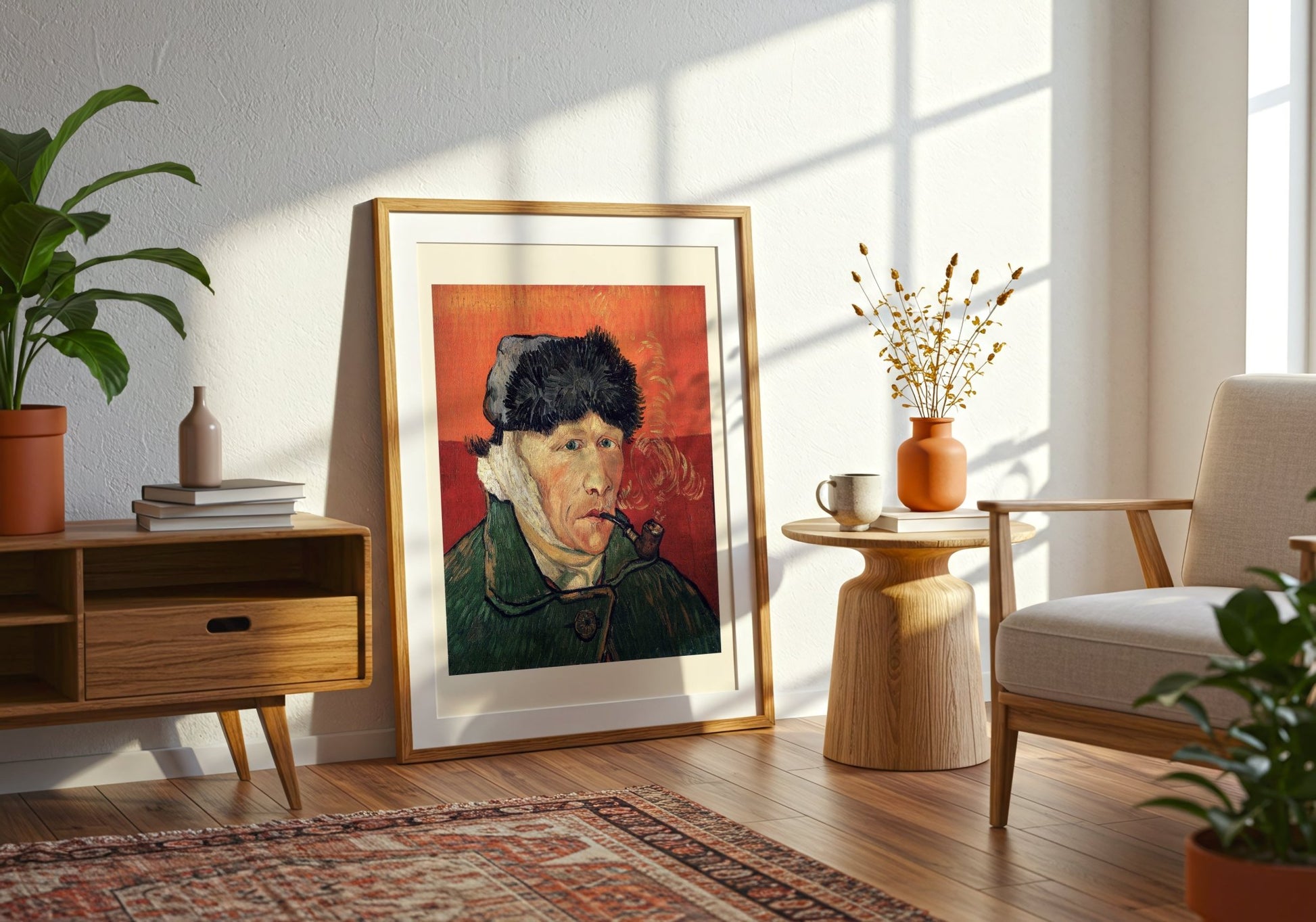 Van Gogh - Self-Portrait with Bandaged Ear and Pipe