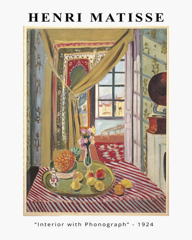 Henri Matisse - Interior with Phonograph
