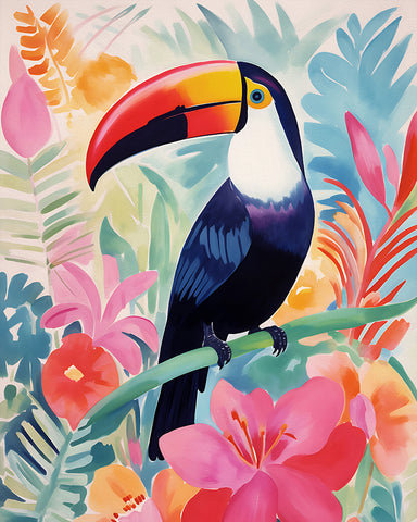 Watercolor Toucan
