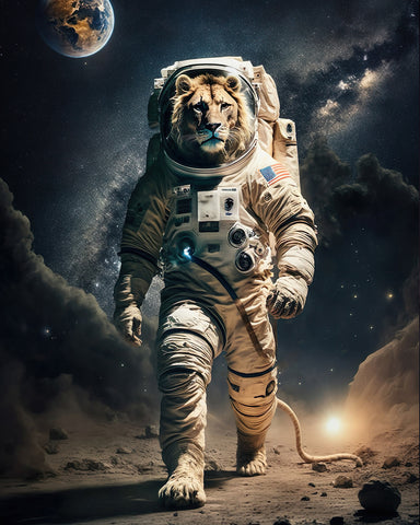 Lion Astronaut