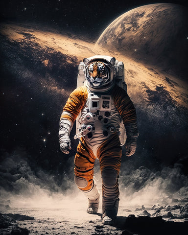 Tiger Astronaut