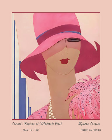 Pink Fashion Magazine Cover