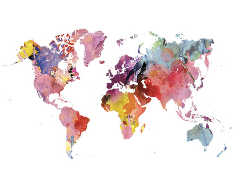 Rainbow Colored Map