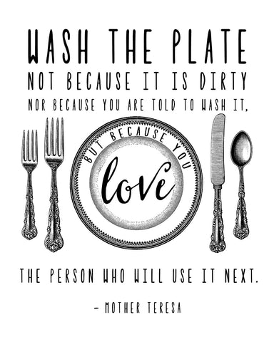 Wash The Plate No2