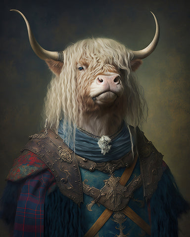 Aristocratic Highland Cow