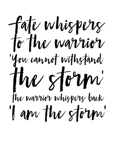 I Am The Storm