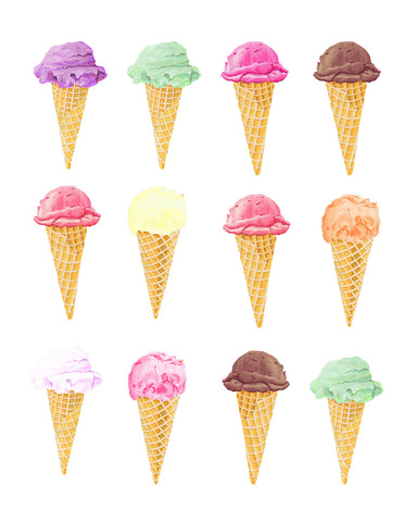 Different Ice Cream Flavors