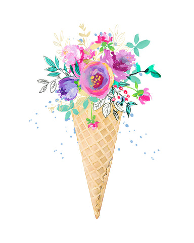 Floral Ice Cream