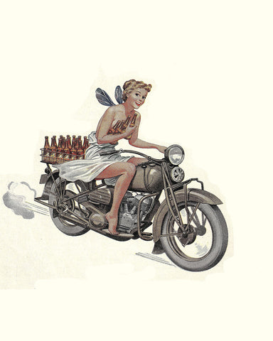 Fairy on Motorcycle