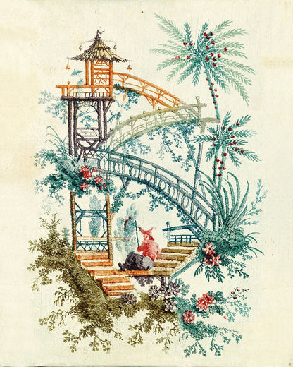 Waterfall Chinoiserie