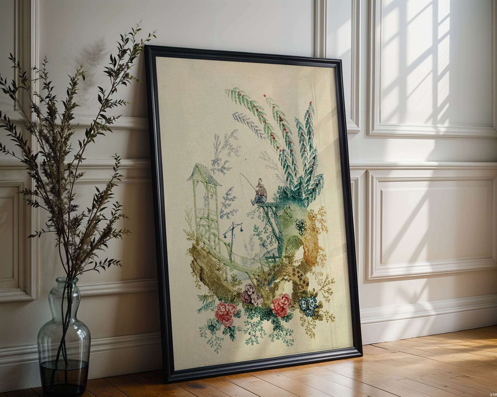 Fisherman Chinoiserie