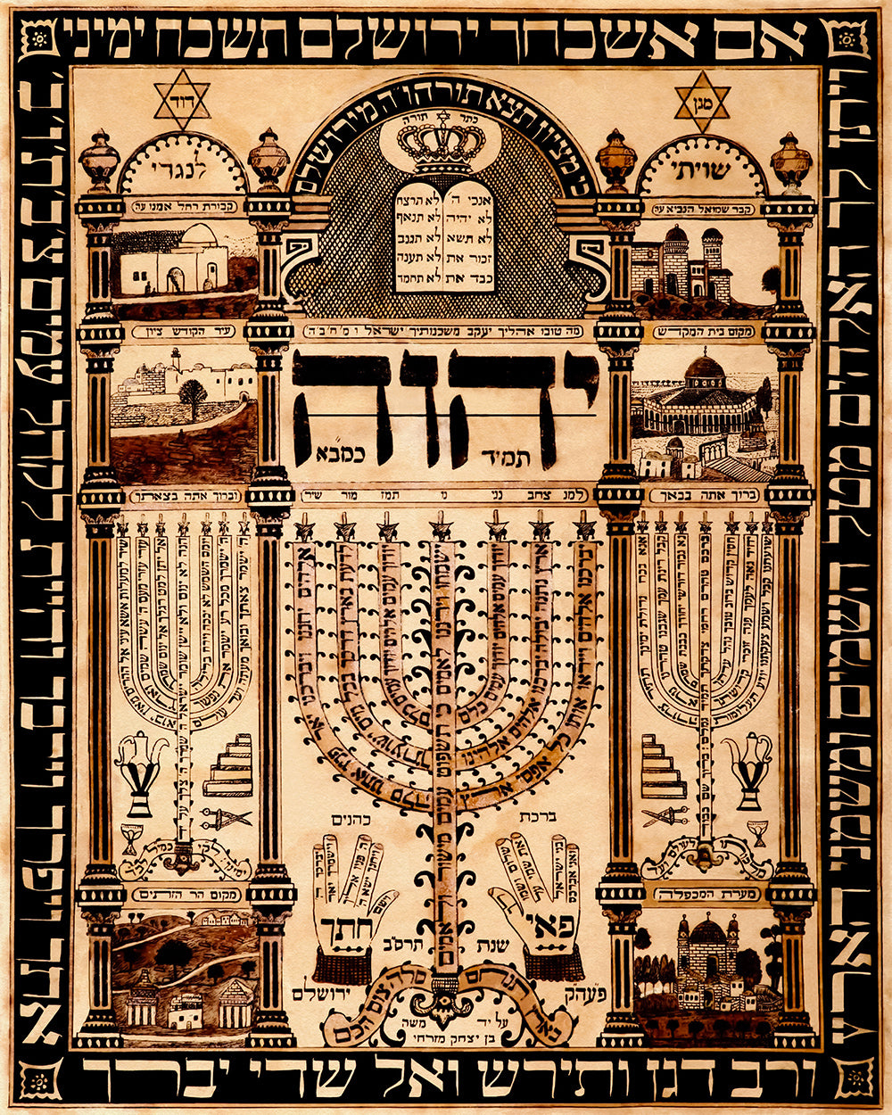 Kabbalah Amulet Hebrew Talisman