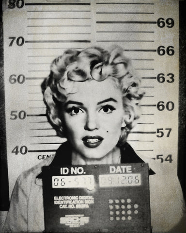 Marilyn Monroe Mugshot