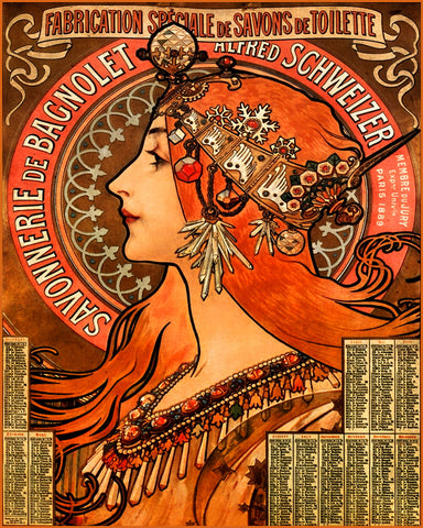 Alphonse Mucha - La Plume