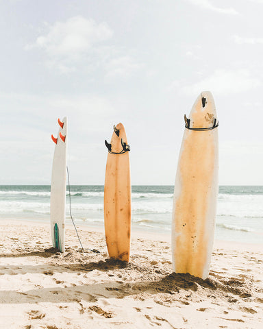 Surfboards Mockup on the Beach