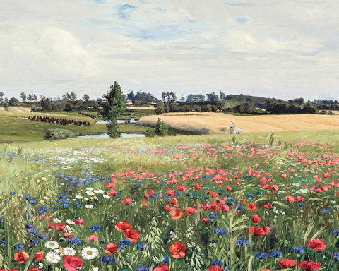Field with Poppies and Daisies