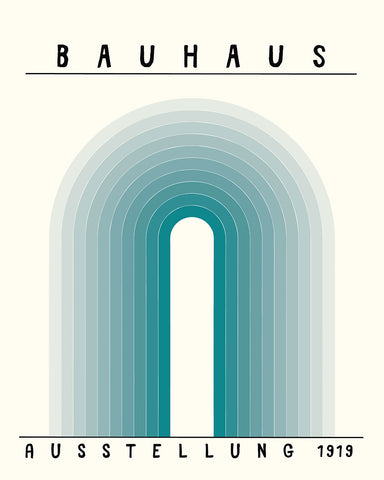 Blue Bauhaus Ausstellung 1919