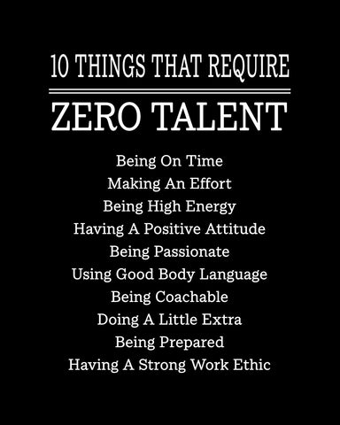 10 Things That Require Zero Talent