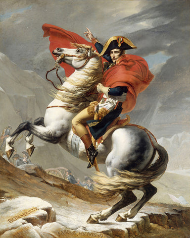 Jacques-Louis David - Napoleon Crossing the Alps