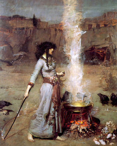 John William Waterhouse - The Magic Circle