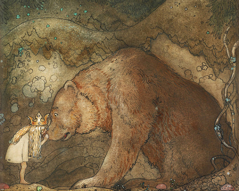 John Bauer - Poor Little Bear