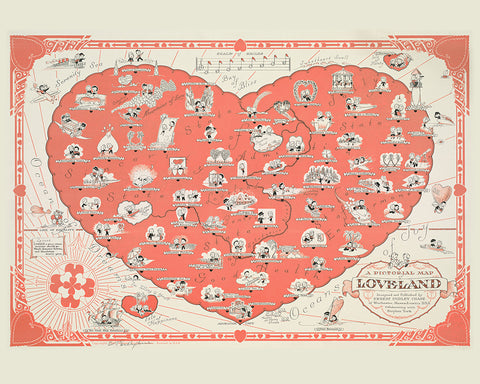 A Pictorial Map of Loveland No1