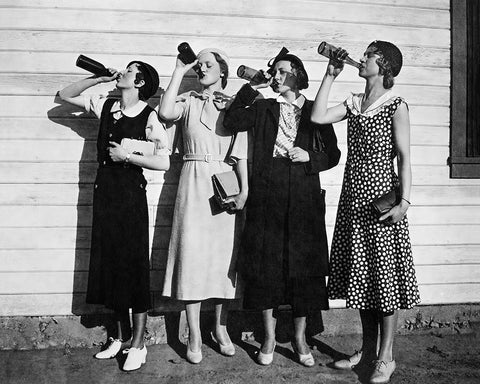 Flapper Girls Drinking