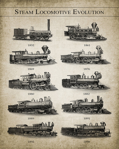 Steam Locomotive Evolution