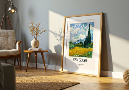 Van Gogh - Wheat Field with Cypresses No3