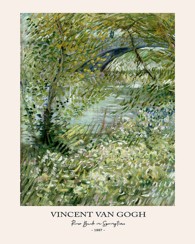 Van Gogh - River Bank in Springtime