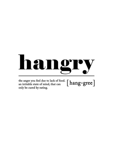Definition of Hangry