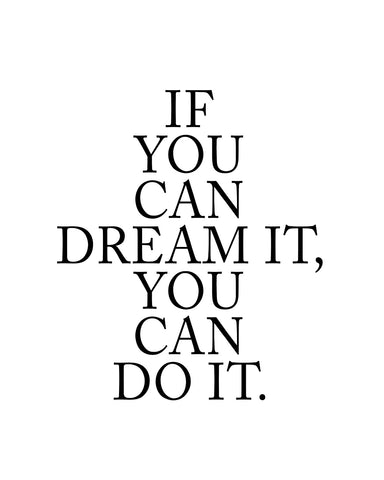 If You Can Dream It No1