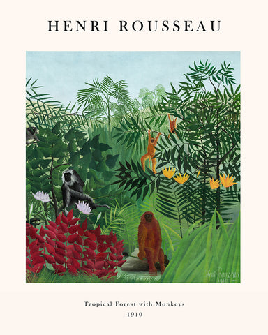 Henri Rousseau - Tropical Forest with Monkeys