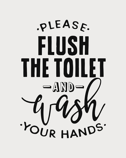 Please Flush The Toilet