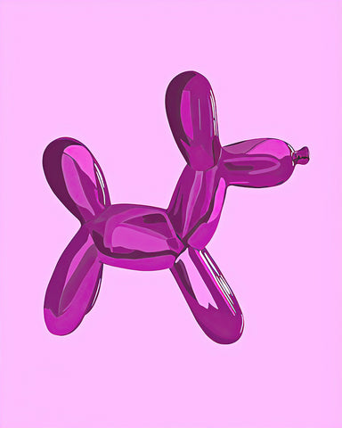 Purple Balloon Dog