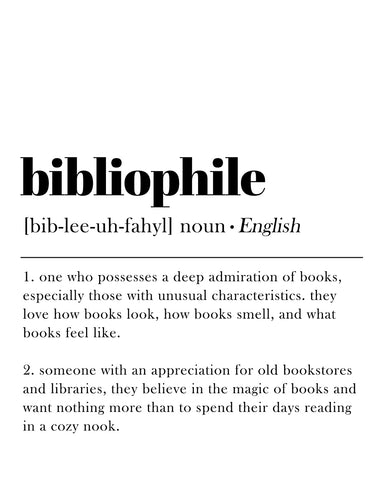 Definition of Bibliophile