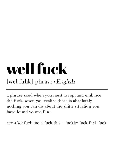 Well Fuck