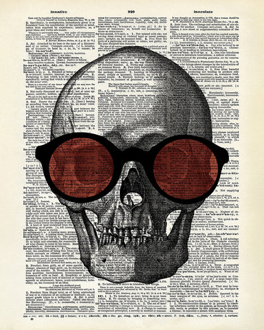 Skull with Sunglasses