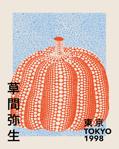 Yayoi Kusama - Pumpkin Infinity Dots