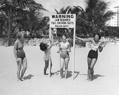 Full Bathing Suits Required