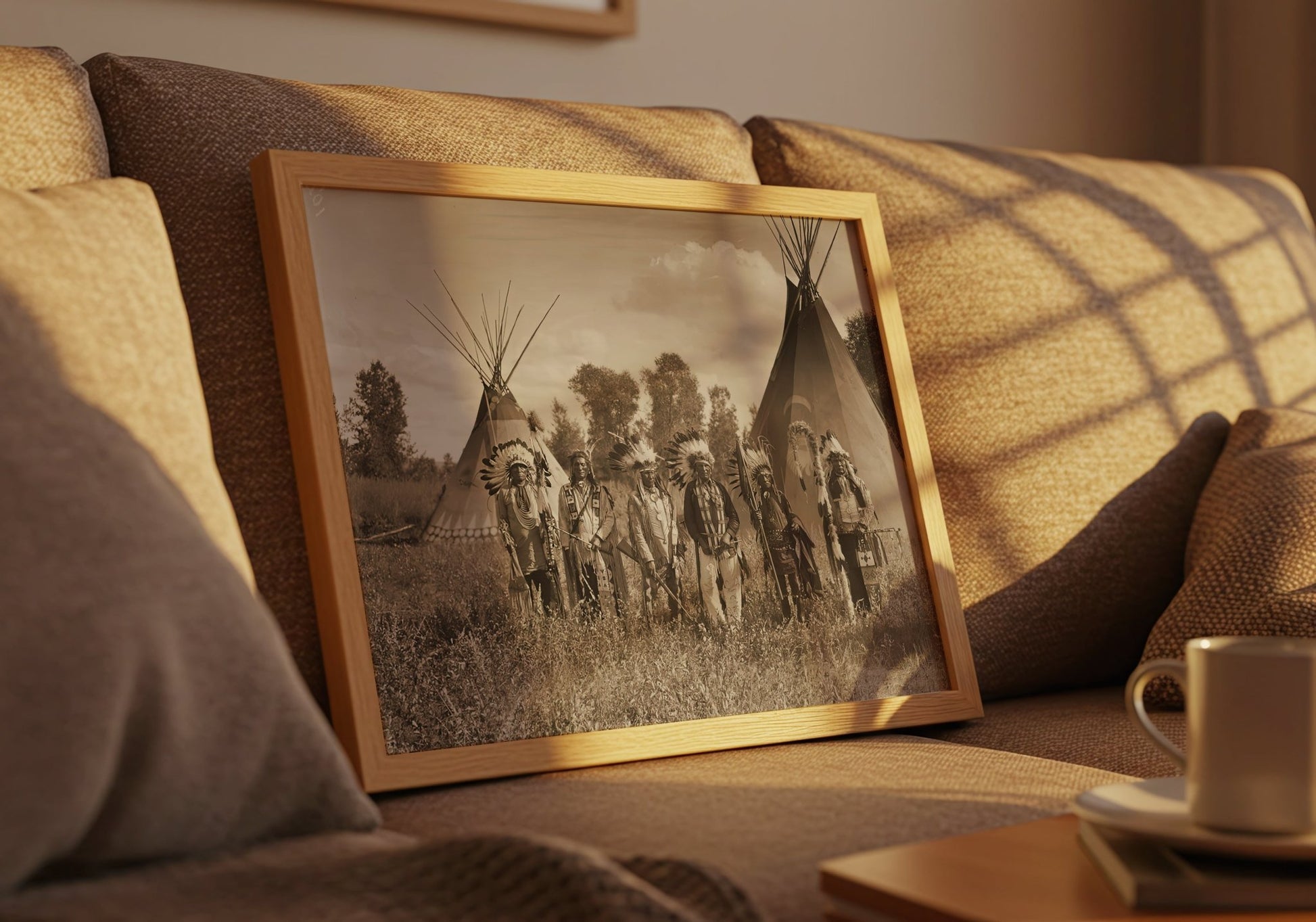 Crow Creek Warriors on the Crow Reservation