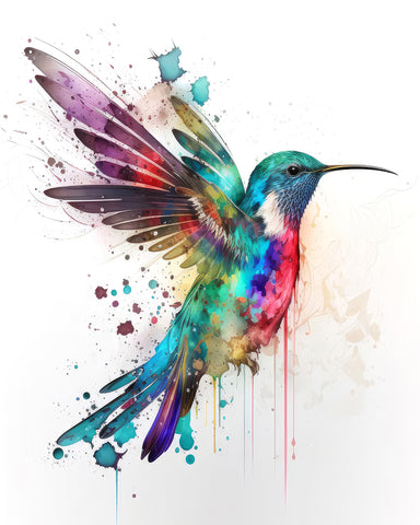 Neon Hummingbird