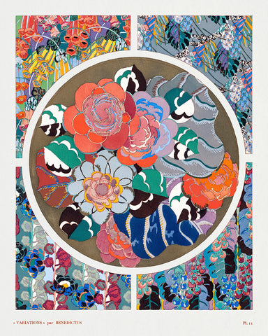 Edouard Benedictus - Floral Motif