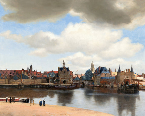 Johannes Vermeer - View of Delft No1
