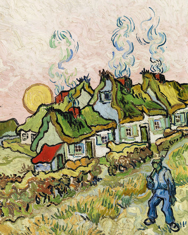 Van Gogh - Houses and Figure