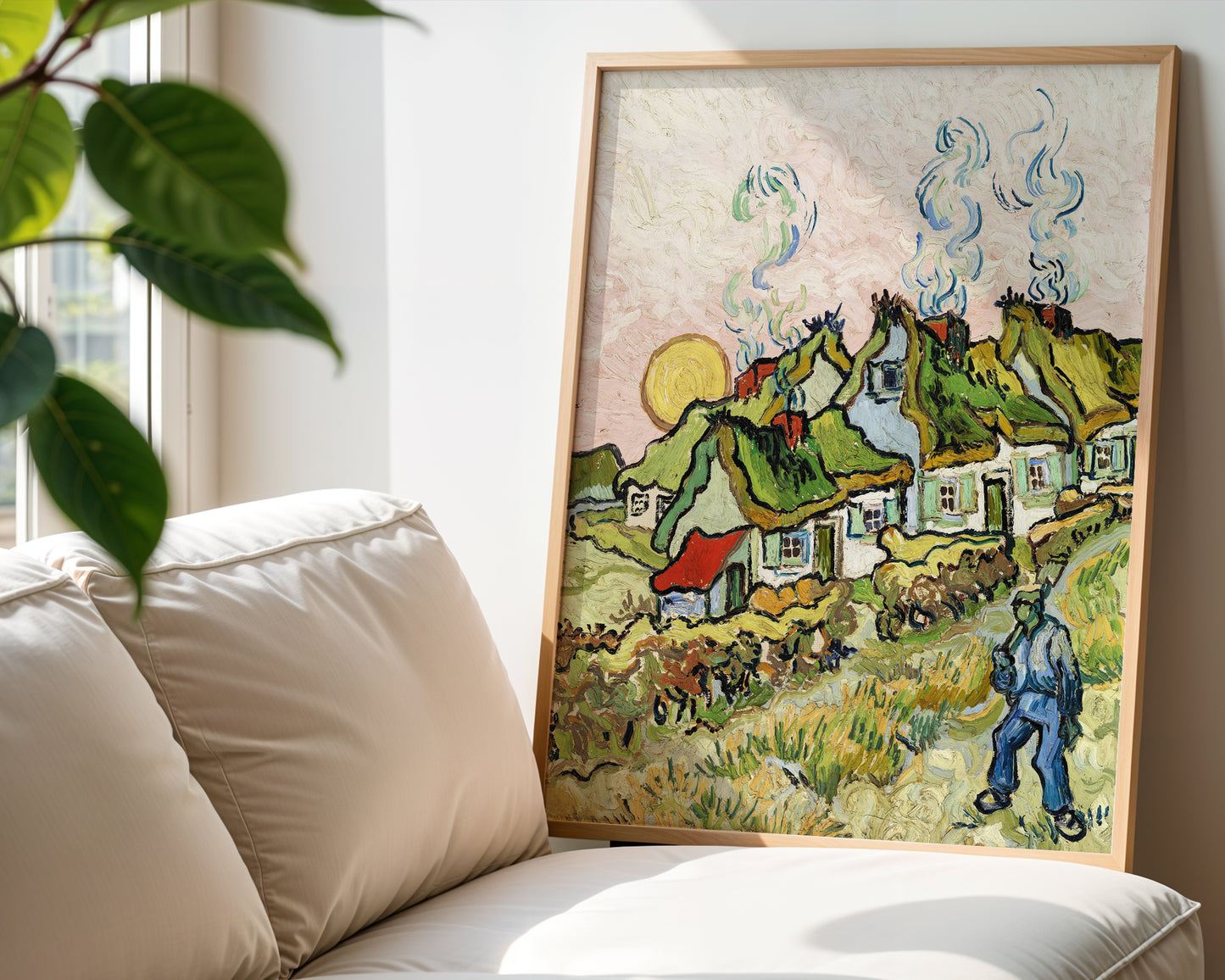 Van Gogh - Houses and Figure