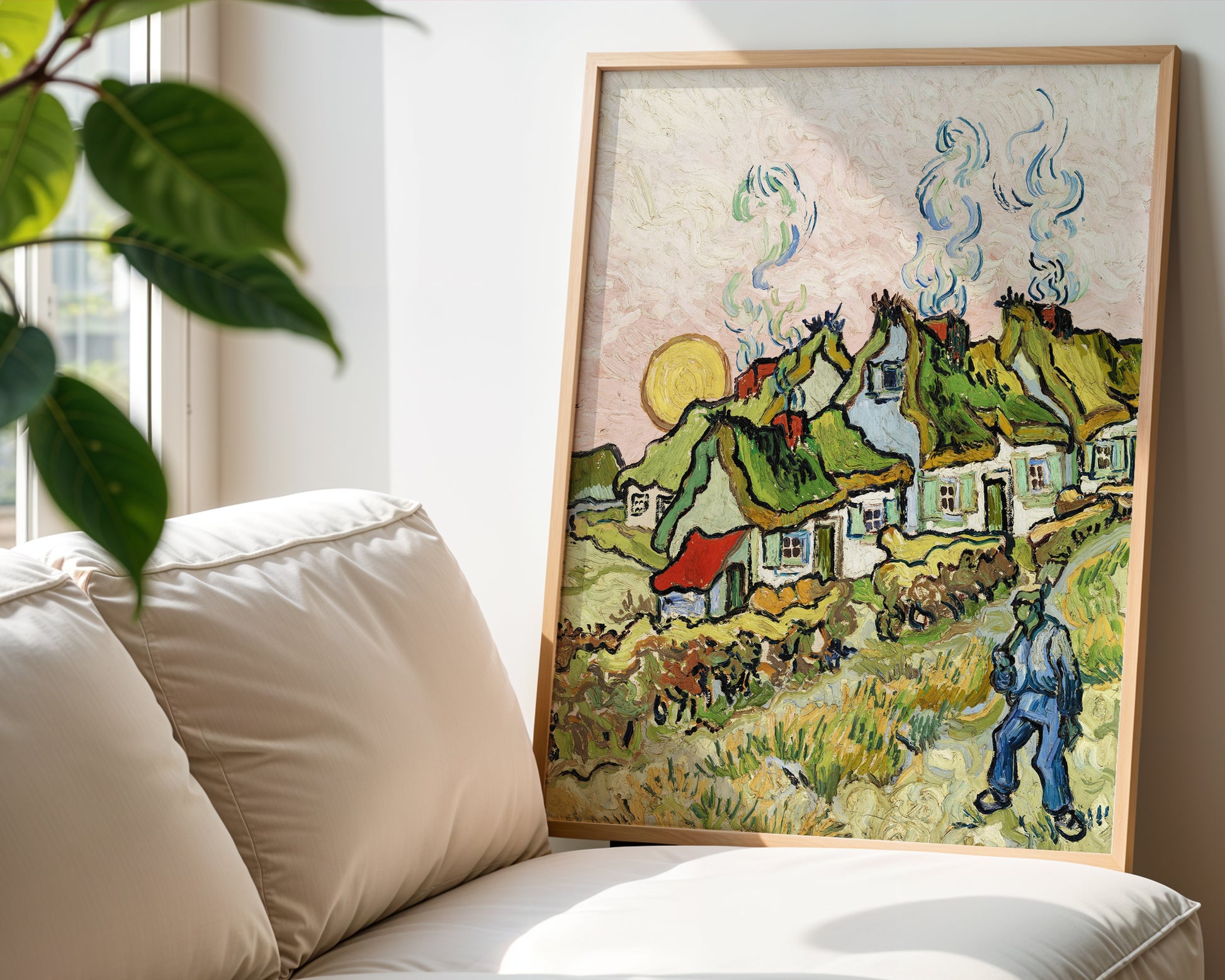 Van Gogh - Houses and Figure
