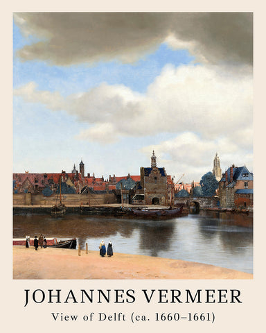 Johannes Vermeer - View of Delft No2