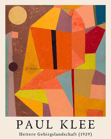 Paul Klee - Joyful Mountain
