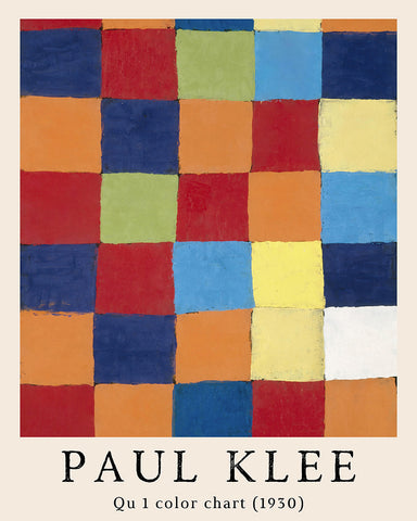 Paul Klee - Qu 1 Color Chart